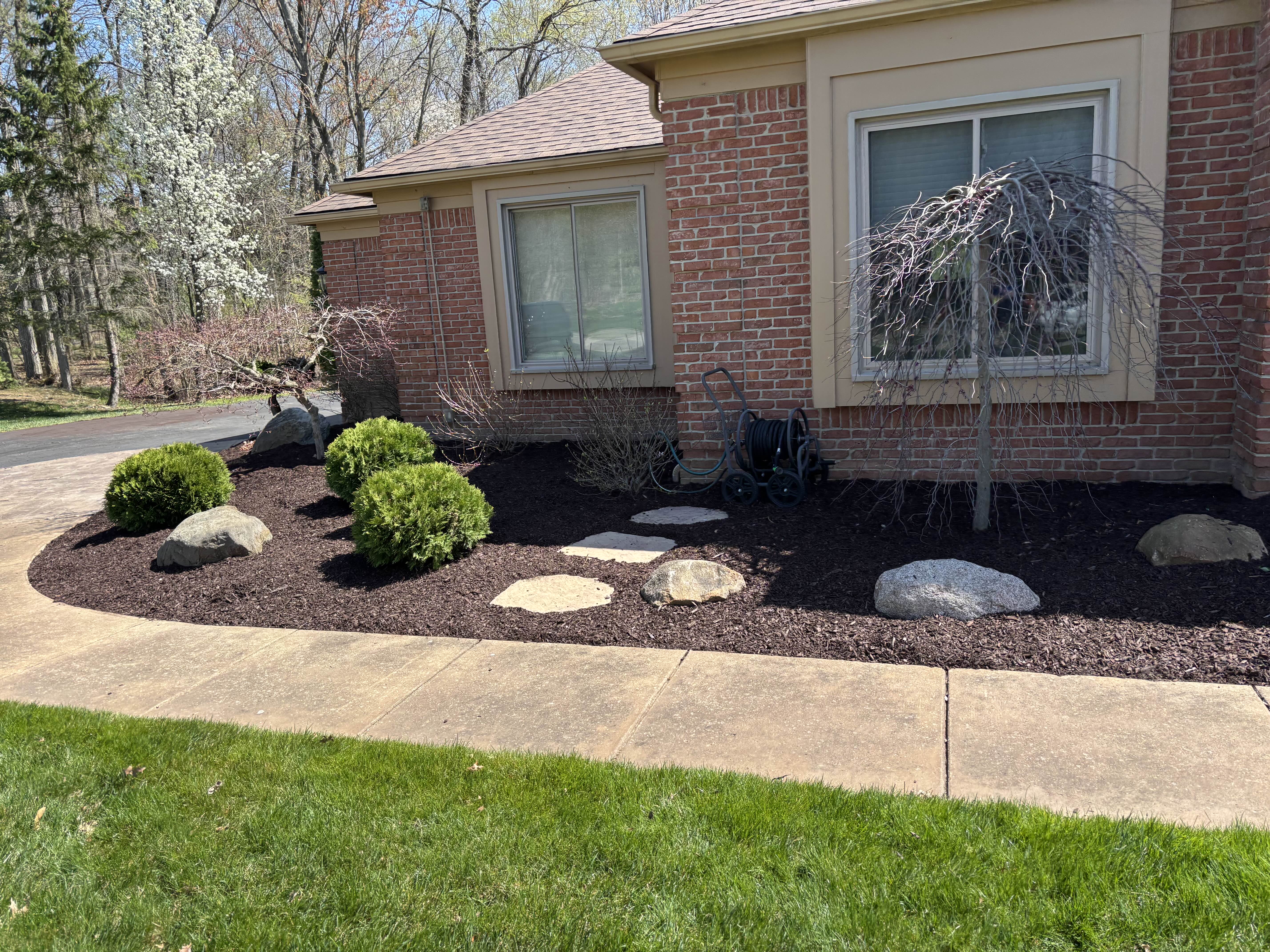 Curb appeal boost and landscaping excellence